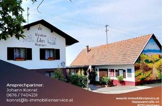 Gewerbeimmobilie kaufen in 7474 Eisenberg an der Pinka, Ehemaliger Gastronomiebetrieb mit Möglichkeit zum Hauptwohnsitz in den Weinbergen!