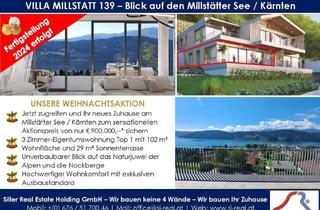 Penthouse kaufen in 9872 Millstatt am See, WEIHNACHTSAKTION - Exklusive Seeblick-Wohnung in Kärnten mit Parkett, Terrasse & Luxusausstattung für € 900.000,-