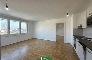 Wohnung mieten in Eßlinger Hauptstraße, 1220 Wien, Unbefristete Neubau-Dachgeschosswohnung in Essling mit Einbauküche, Waschtrockner und großer Terrasse!