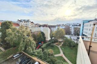 Wohnung kaufen in Zentagasse, 1050 Wien, Perfekt aufgeteilte 2-Zimmer-Wohnung im 5.Liftstock mit kleiner Terrasse und Loggia mit herrlichem Blick