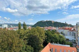 Wohnung mieten in Strauchergasse, 8020 Graz, SCHLOSSBERGBLICK - Helle 3,5-Zimmer-Wohnung mit Blick über Graz in zentraler Lage