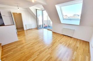 Wohnung kaufen in Columbusgasse, 1100 Wien, Neuer Preis! WOW! Stylisch Wohnen im Dachgeschoss! Hofseitiger West-Balkon + Perfekte Raumaufteilung + Perfekte Infrastruktur + Ruhige Seitengasse + Toller Fernblick!