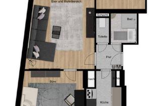 Wohnung kaufen in Kaiser-Ebersdorfer Straße, 1110 Wien, ERSTBEZUG - thermisch sanierte Dachgeschoß Wohnung mit Fernblick - 62qm - 1110 Wien