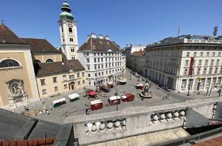 Maisonette mieten in Freyung, 1010 Wien, DACHMAISONETTE mit TERRASSE und BLICK AUF DIE FREYUNG