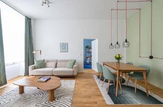 Wohnung mieten in Haberlgasse, 1160 Wien, Lounge im 2BR Elegance