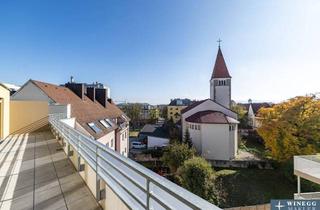 Wohnung kaufen in Kollonitschgasse, 2700 Wiener Neustadt, PROVISIONSFREI! Exklusives 4-Zimmer-Dachgeschoß mit Weitblick und großzügiger Terrasse