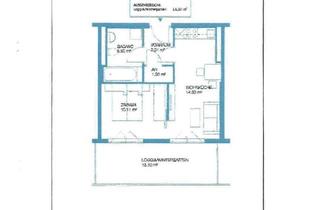 Anlageobjekt in Brauquartier, 8055 Graz, Nur für Anleger - vermietete 2-Zimmer-Wohnung mit großer Loggia! Kaufpreis exkl. MwSt.!