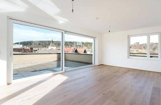 Penthouse kaufen in 4840 Vöcklabruck, ETWAS BESONDERES - 2 Dachterrassen + Bad mit Loggia - hell - großzügige Wohnung