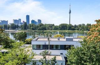 Villen zu kaufen in 1210 Wien, Luxuriöses Wohnen in Traumhaus mit dem wohl atemberaubendsten Ausblick der Stadt - Direkt an der Alten Donau