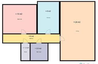 Wohnung mieten in Hauslabgasse 31, 1050 Wien, Nachmieter für 2-Zimmer-Wohnung in 1050 Wien (Margareten) gesucht