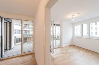 Wohnung mieten in Sankt-Johann-Gasse, 1050 Wien, moderne, hochwertige 3 Zimmer Neubauwohnung mit Balkon - nahe U4