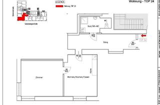 Wohnung mieten in Gabelsbergerstraße 23/24, 9020 Klagenfurt, Helle 2-Zimmer-Wohnung in Klagenfurts bester Lage!