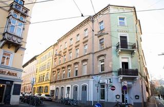 Haus kaufen in Lessingstraße/Schillerstraße, 8010 Graz, Eine echte Rarität mit zwei Adressen! Markantes Eckzinshaus direkt gegenüber der Kunstuniversität im Grazer Bezirk St. Leonhard