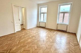 Wohnung mieten in Schönbrunner Straße, 1120 Wien, SANIERTES ALTBAUJUWEL: UNBEFRISTETE 133 m2 4-ZIMMER-WOHNUNG, WG-GEEIGNET, PROVISIONSFREI IN U4/U6 NÄHE ZU MIETEN.