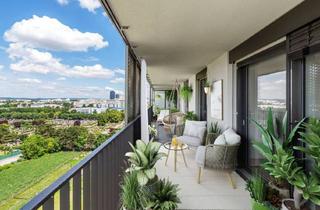 Wohnung kaufen in Bertha-Von-Suttner-Gasse 4, 1200 Wien, Panorama Living - Südwest-Balkon mit Parkblick im Dachgeschoß - Top 03-107