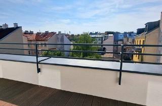 Wohnung kaufen in Mitterberggasse, 1180 Wien, Großes WOW im Dachgeschoss! Blick ins Grüne + Absolute Hofruhelage + Zentrumsnah + 3 Zimmer mit Terrasse + Frisch saniert + Hauseigene Tiefgarage! Besser geht es nicht....