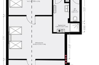 Wohnung mieten in Scharitzerstraße 24a/Top 11, 4020 Linz, Zentrale Dachgeschoss-Wohnung in Linz