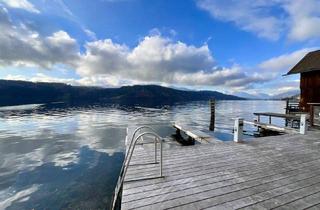 Wohnung kaufen in 9872 Millstatt am See, EIN TRAUM WIRD WAHR! HOCHWERTIG AUSGESTATTETE GARTENWOHNUNG MIT MAGISCHEM AUSBLICK UND SEEGRUNDSTÜCK AM WUNDERSCHÖNEN MILLSTÄTTER SEE!