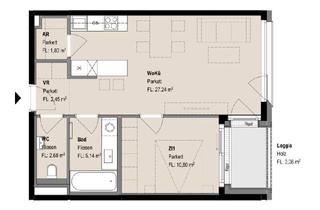 Wohnung mieten in Apollogasse, 1070 Wien, Erstbezug in der Apollogasse18: perfekte Kleinwohnung nahe Westbahnhof ab Q1/25 - jetzt vormerken!