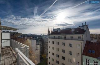 Wohnung kaufen in Pfeilgasse, 1080 Wien, RENOVIERUNGSBEDÜRFTIGE 2 ZIMMER DACHGESCHOSSWOHNUNG MIT GROSSER DACHTERRASSE UND SCHÖNEM AUSBLICK