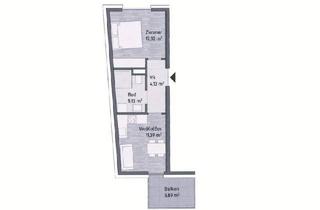 Wohnung kaufen in 8010 Graz, Neubauprojekt in Graz, Jakomini - Moderne Anlegerwohnung (32m²) mit Balkon! Provisionsfrei