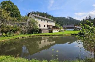 Haus kaufen in 8741 Weißkirchen in Steiermark, Interessante und ganz und gar nicht alltägliche Liegenschaft mit viel Flair! Wohn/Gasthaus mit Fischteichen und Nebengebäuden