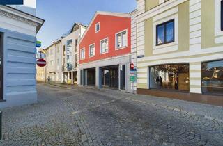 Büro zu mieten in 3910 Zwettl-Niederösterreich, MIETE - Geschäftshaus beim Hundertwasserbrunnen, Hauptplatz im Zentrum von ZWETTL