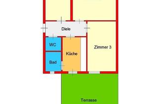 Wohnung mieten in Dietrichsteinplatz, 8010 Graz, Zentrale 3-Zimmer-Altbauwohnung mit großer Terrasse zwischen Dietrichsteinplatz und TU!