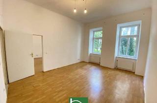 Wohnung kaufen in 1150 Wien, Sechshaus - Innenhofausrichtung und 5 Gehminuten zu U4 und U6! Helle Altbauwohnung mit großen Zimmern!