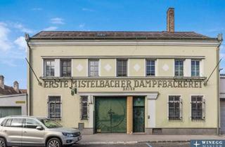 Haus kaufen in 2130 Mistelbach, Stadthaus mit Geschichte – Leben & arbeiten in der früheren Dampfbäckerei