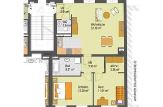 Wohnung mieten in Sollingergasse, 1190 Wien, Erstbezug - Top moderne Wohnungen, 2 - 3 Zimmer, 58 - 74m²