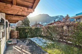 Wohnung kaufen in 6370 Kitzbühel, Großzügige Gartenwohnung mit Hahnenkamm-Blick auf der Sonnenseite