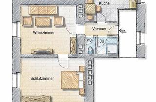 Wohnung mieten in Hauptstrasse 37/Stg.1/Top 18, 2434 Götzendorf an der Leitha, 2 Zimmer um NUR € 513,00 inkl. ALLEM, ausser Strom