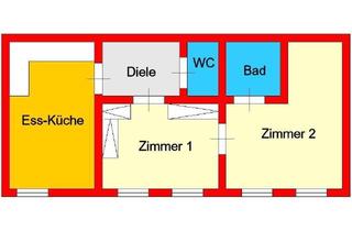 Wohnung mieten in Merangasse, 8010 Graz, Provisionsfreie 2-Zimmer-Atlbauwohnung im UNI-Viertel