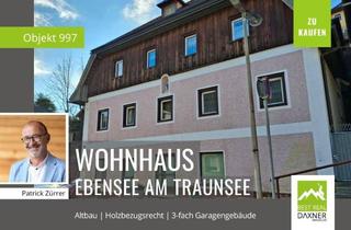 Haus kaufen in 4802 Ebensee, Historischer Altbau mit 3-fach Garagengebäude und Holzbezugsrecht