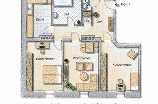 Wohnung mieten in Hauptstrasse 37/Stg.2/Top 01, 2434 Götzendorf an der Leitha, TOPANGEBOT - 3 Zimmer umNUR € 922,00 inkl. ALLEM, ausser Strom