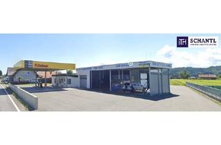 Immobilie kaufen in Haslach, 8443 Gleinstätten, SUPER-Gelegenheit in Gleinstätten: Modernisierte Tankstelle mit Waschanlage & Snackbereich – Perfekte Lage, großes Potenzial!