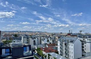 Maisonette kaufen in Stolberggasse, 1050 Wien, Extravagantes Penthouse / Maisonette, unverbaubarer Blick über die Dächerlandschaft Wiens ERSTBEZUG