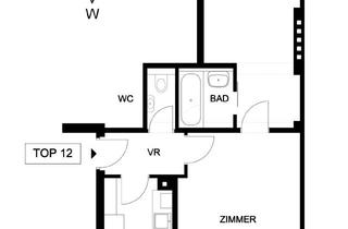 Wohnung mieten in Abt-Karl-Gasse, 1180 Wien, Sonnige ruhige 2 Zimmerwohnung 54 m² verkehrsgünstig gelegen