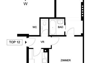 Wohnung mieten in Abt-Karl-Gasse, 1180 Wien, Sonnige ruhige 2 Zimmerwohnung 54 m² verkehrsgünstig gelegen