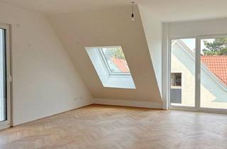 Wohnung kaufen in Gerasdorfer Straße, Holetschekgasse, 1210 Wien, Moderne Architektur inmitten der Natur - Hochwertige Dachgeschoss 3-Zimmer Wohnung mit Balkon!