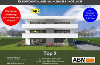 Wohnung kaufen in 6842 Koblach, 3-Zimmerwohnung mit großzügigem Balkon und traumhaftem Ausblick (Top 2)