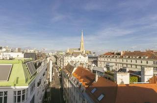 Penthouse mieten in Plankengasse, 1010 Wien, Plankengasse - loftartiges Penthouse auf 3 Etagen und Blick zum Stephansdom