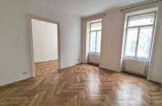 Wohnung kaufen in Bandgasse, 1070 Wien, Bandgasse! Sanierungsbedürftige, freundliche Altbauwohnung im EG mit Potenzial in Hofruhelage!