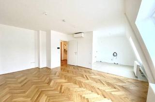 Wohnung mieten in 1010 Wien, Hochwertig sanierte 2-Zimmer-DG-Wohnung in bester Innenstadtlage