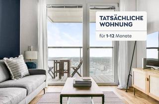 Wohnung mieten in Wehlistraße 291, 1020 Wien, Marinatower: U2 Donaumarina, 1 Zi mit Balkon mit Ausblick auf Donau, Gym, Sauna, Shops im Tower (VIE126)