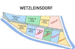 Grundstück zu kaufen in 2113 Wetzleinsdorf, Wir verkaufen provisionsfrei 5 TOP-Baugrundstücke in sehr guter Lage in Wetzleinsdorf.