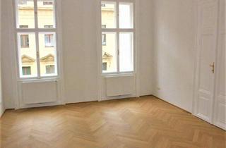 Wohnung mieten in Schwarzspanierstraße, 1090 Wien, SCHWARZSPANIERSTRASSE, topgepflegte 144 m2 Altbau, 4 Zimmer, Wohnküche, 2 Bäder, Parketten; 3. Liftstock, U-Bahn-Nähe