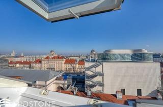 Wohnung kaufen in Mariahilfer Straße, 1070 Wien, **Die PERFEKTE Wiener Wohnung in BESTLAGE** Galerie-Dachgeschosswohnung mit Blick auf das Museumsquartier