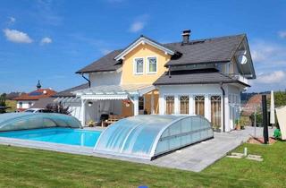 Haus kaufen in 4671 Neukirchen bei Lambach, Traumhaus mit Salzwasserpool und Traunsteinblick